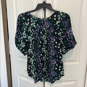 LOFT Floral Blouse